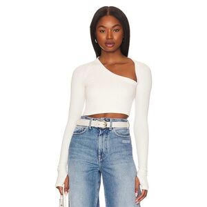 ALIX NYC Stratton Crop Top in Ivory XS